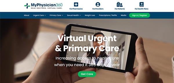 Myphysician360 Myphysician360 telemedicine